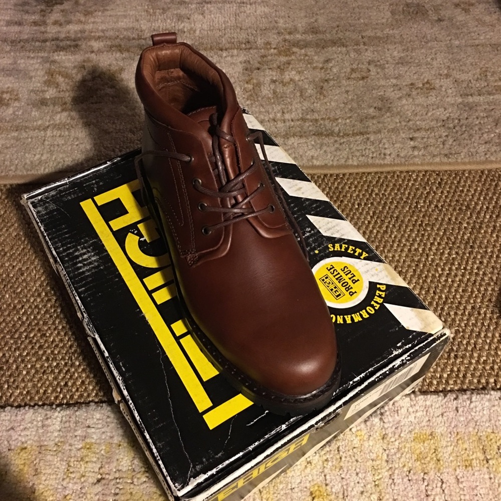 Men’s LeHigh Steel Toe Safety Work Boots